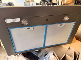 New GE 30” range hood vent