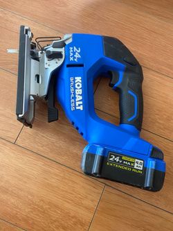 Kobalt 24V Max Brushless Jigsaw with Battery