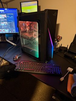 ASUS ROG Gaming PC RTX 4070 i7-14700KF 32GB RAM + RGB Mouse + Keyboard