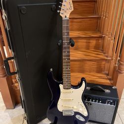 Squier Affinity Stratocaster W/ Hardshell Case, Fender Amp