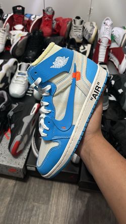 Offwhite university blue 1s Sz 8 no box