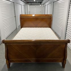 Queen Bed Frame With Mattress 