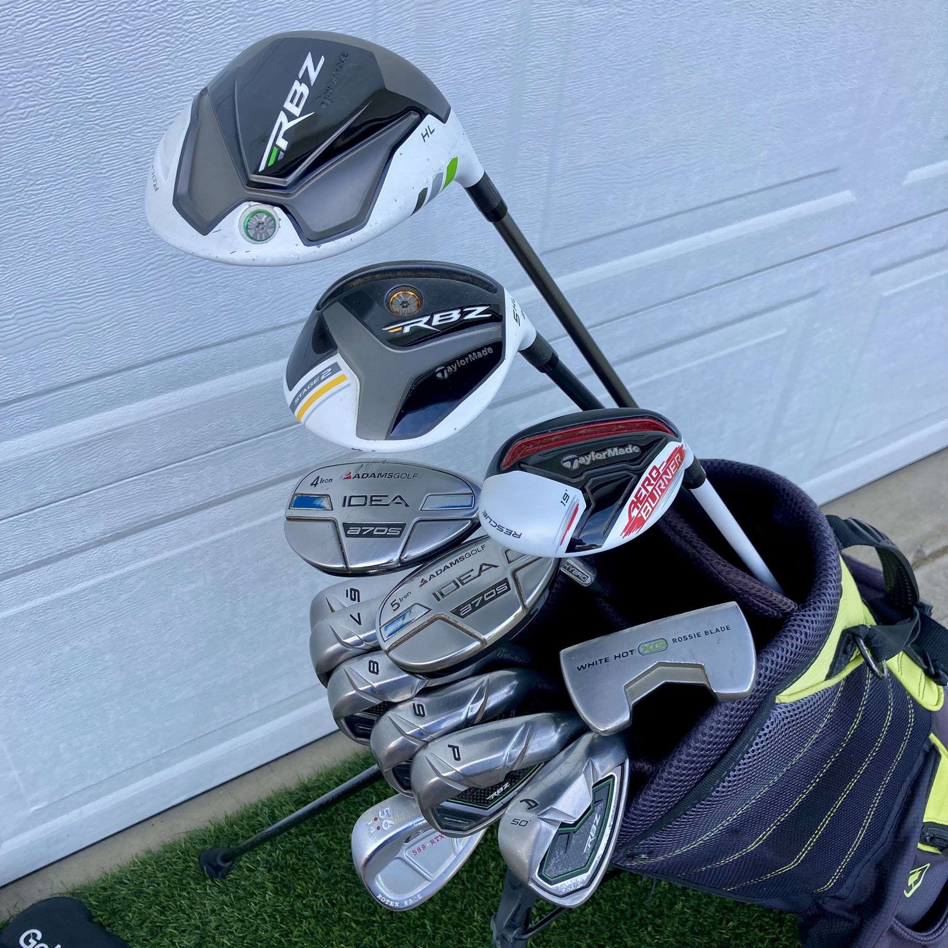 ⛳️ TaylorMade Men’s Golf clubs and OGIO Bag.