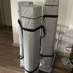 10. New Easy Pop-Up 10 X 10 Weatherproof Strong Guaranteed Color Light Gray. (white) 100 each or three for 300