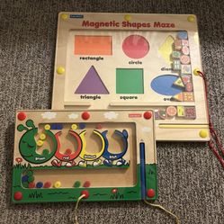 Lakeshore-Magnetic Shapes Maze and a Colorpillar Magnetic Maze. 