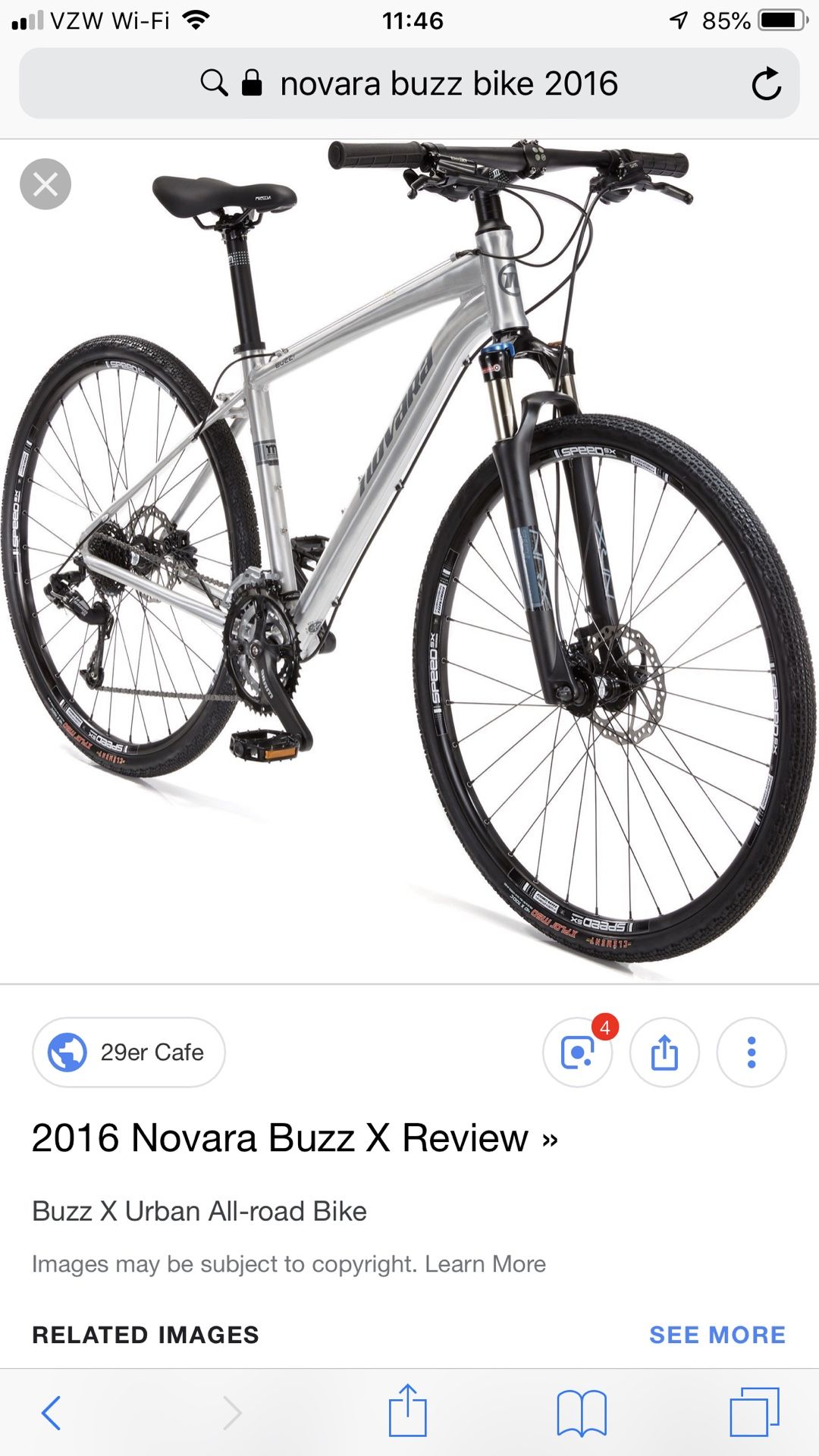 Novara Buzz hybrid Bike BRAND NEW