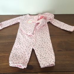 NEW! Just One You Carter’s NB Sleeper, Cap And Booties