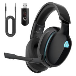 Wireless Gaming Headphones for PS5, PS4 Fortnite & Call of Duty/FPS Gamers, PC, Nintendo Switch