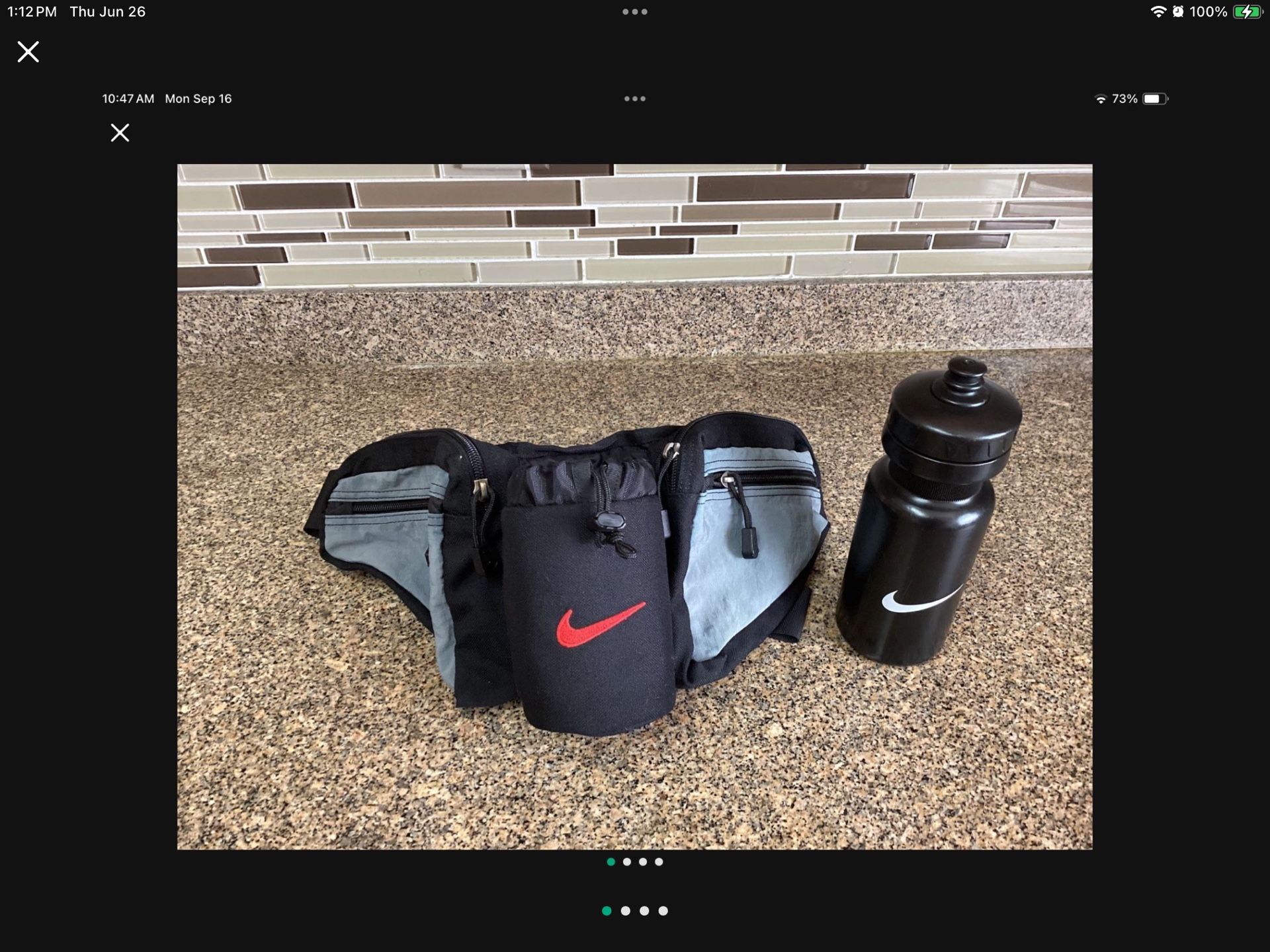 Fanny Pack-Nike + Sports Bottle. (G)