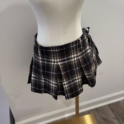 Plaid Skort
