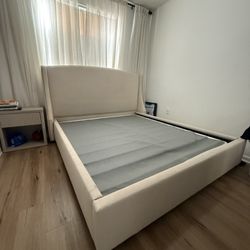 FREE-Cal king bed frame & boxspring 