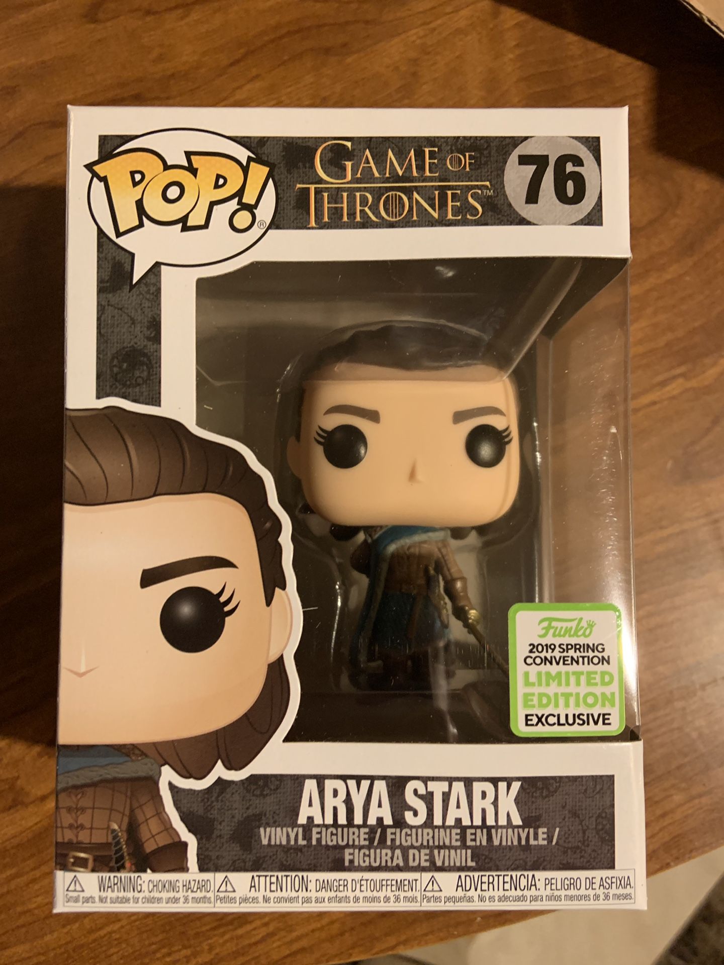 Funko Pop Arya Stark Boxlunch Exclusive eccc 2019 shared exclusive