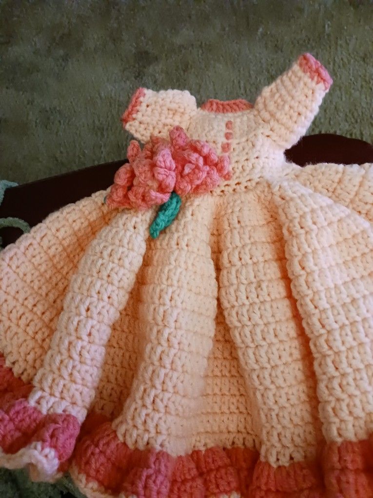 Crochet Doll Dress
