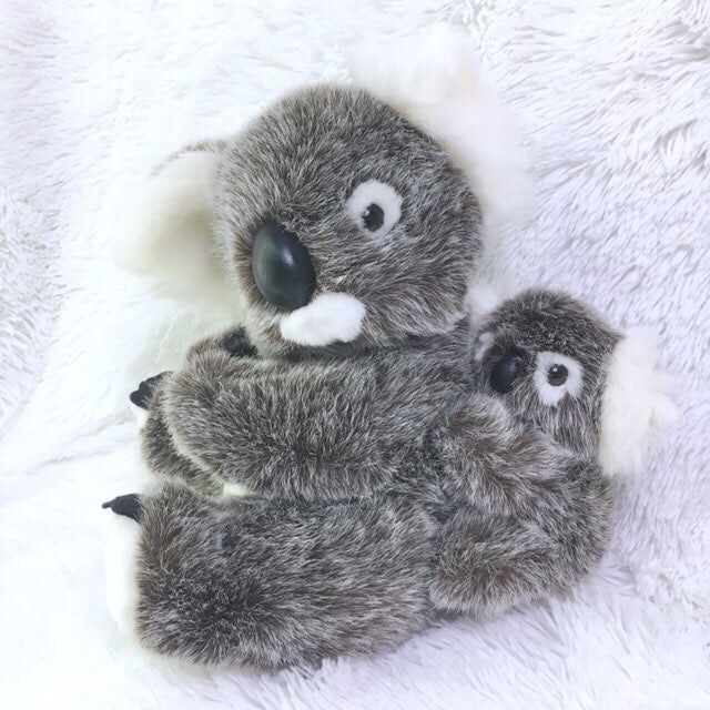 Vintage Koala and Baby Plushie Stuffed Animal Mary Meyer Collectible