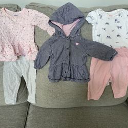Baby Girl 0-3 Months Clothing Lot
