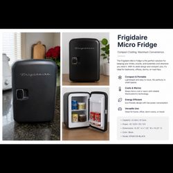     Compact Black Mini Fridge – Perfect for Bedroom, Office, or Dorm