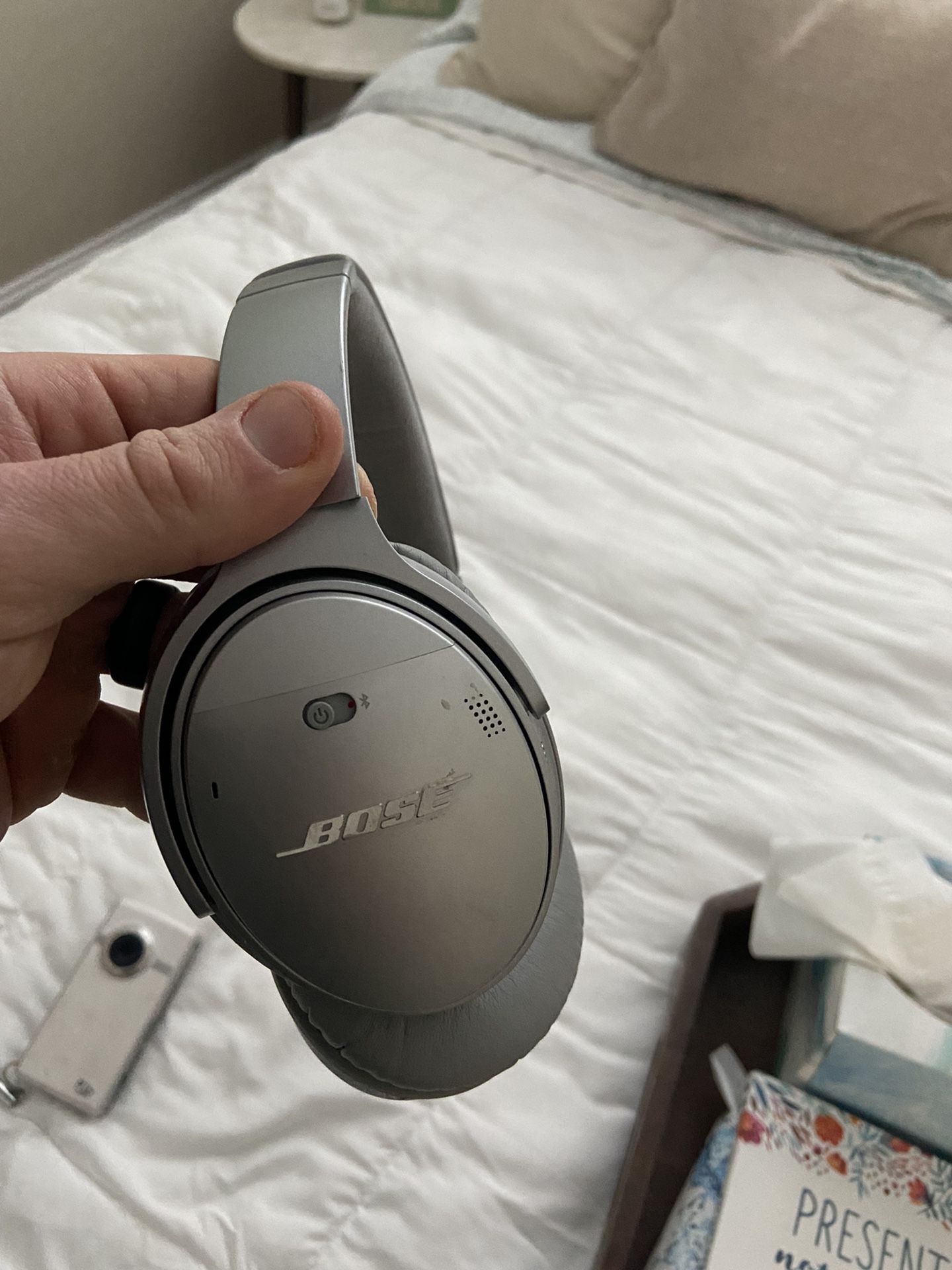 Bose - QuietComfort 35 Wireless Headphones - Silver