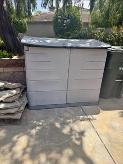 Outdoor Plastic Storage Shed Bin