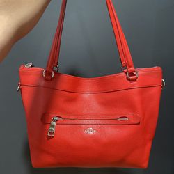 Red Coach Large Bag