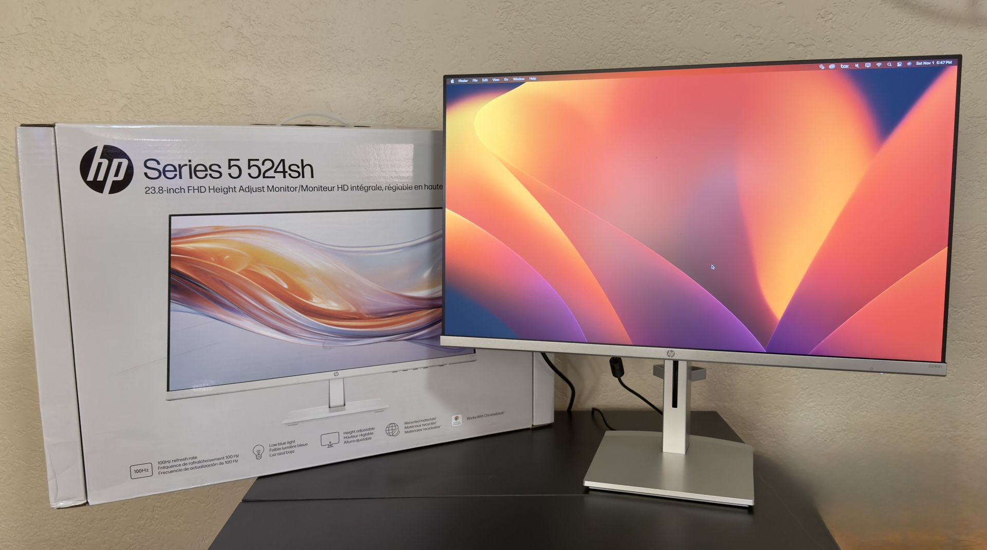 24” HP Monitor - IPS LED