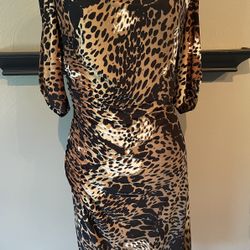 Cheetah print dress