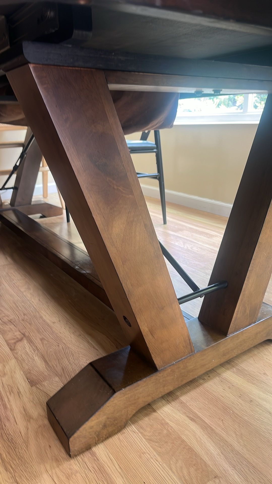 Beautiful Wood Table With Extender