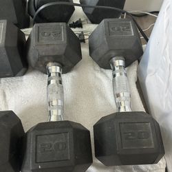 Set Of 20lb dumbbells