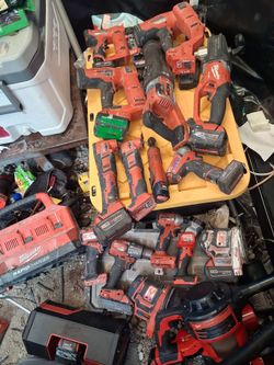 Milwaukee M18 Cordless Power Tool Lot