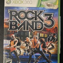 Xbox360 Video Game-ROCK BAND 3