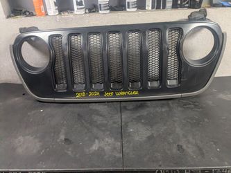 2018-2019-2020-2021-2022-2023-2024 JEEP WRANGER GRILL OEM USED#10633