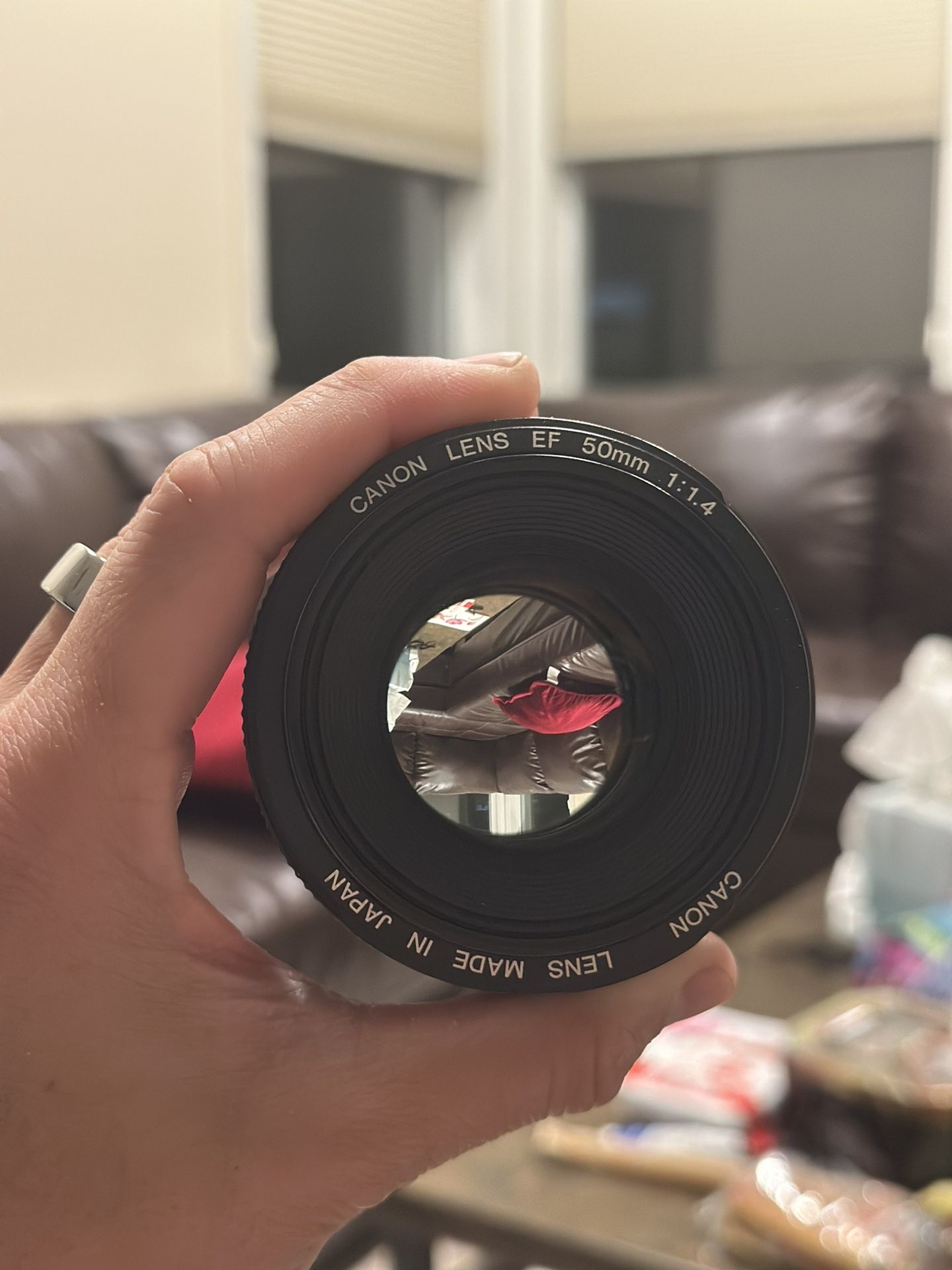 Canon EF 50mm lens F/1.4