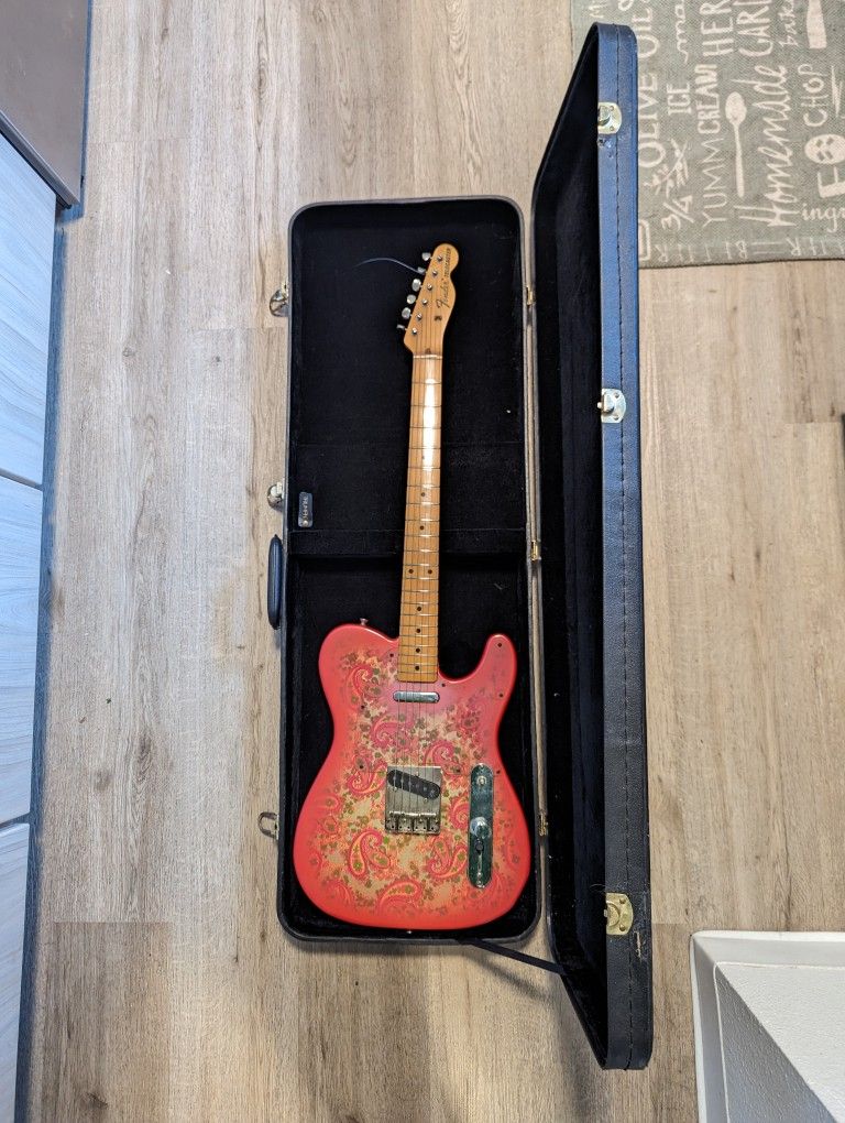 Fender Japanese Telecaster Pink Paisley