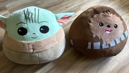Grogu & Chewbacca - Large Squishmallows