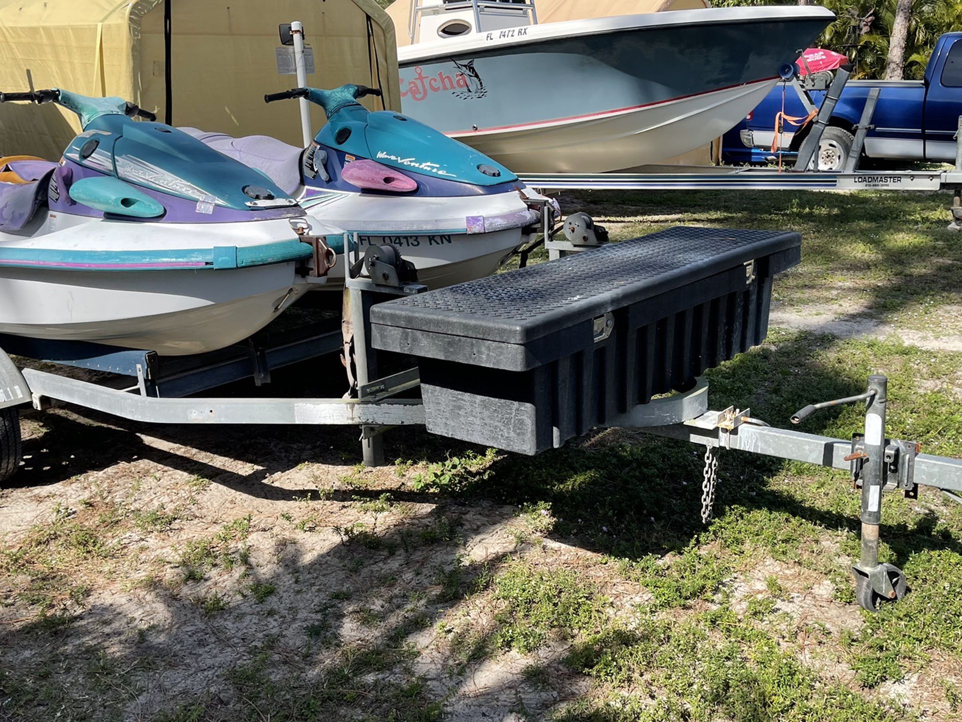Two Waverunners With Trailer