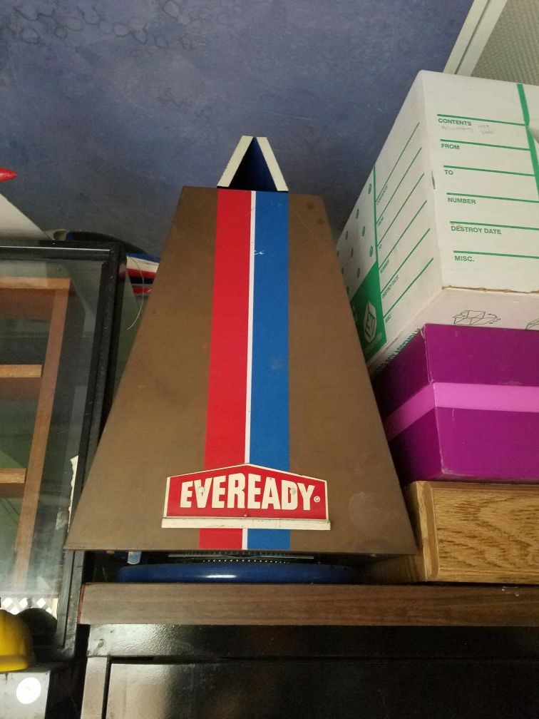 Vintage Eveready Battery Display