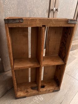 Coca Cola wooden crate