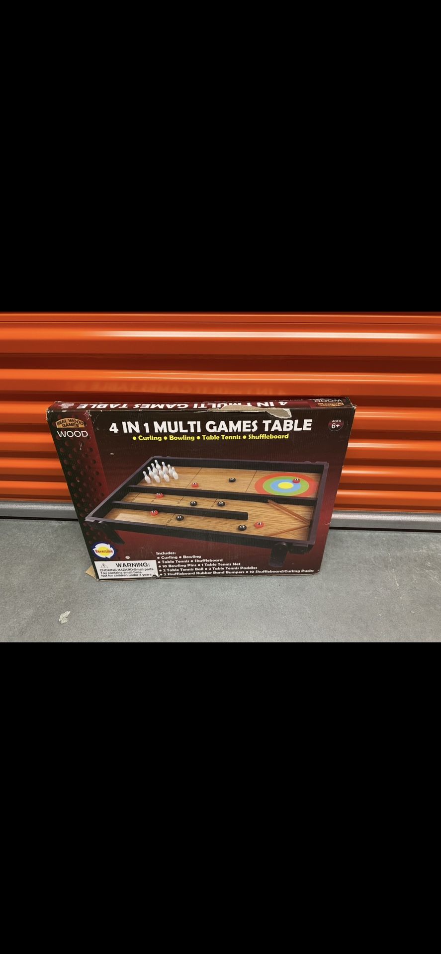 4 In 1 Wood Game Box