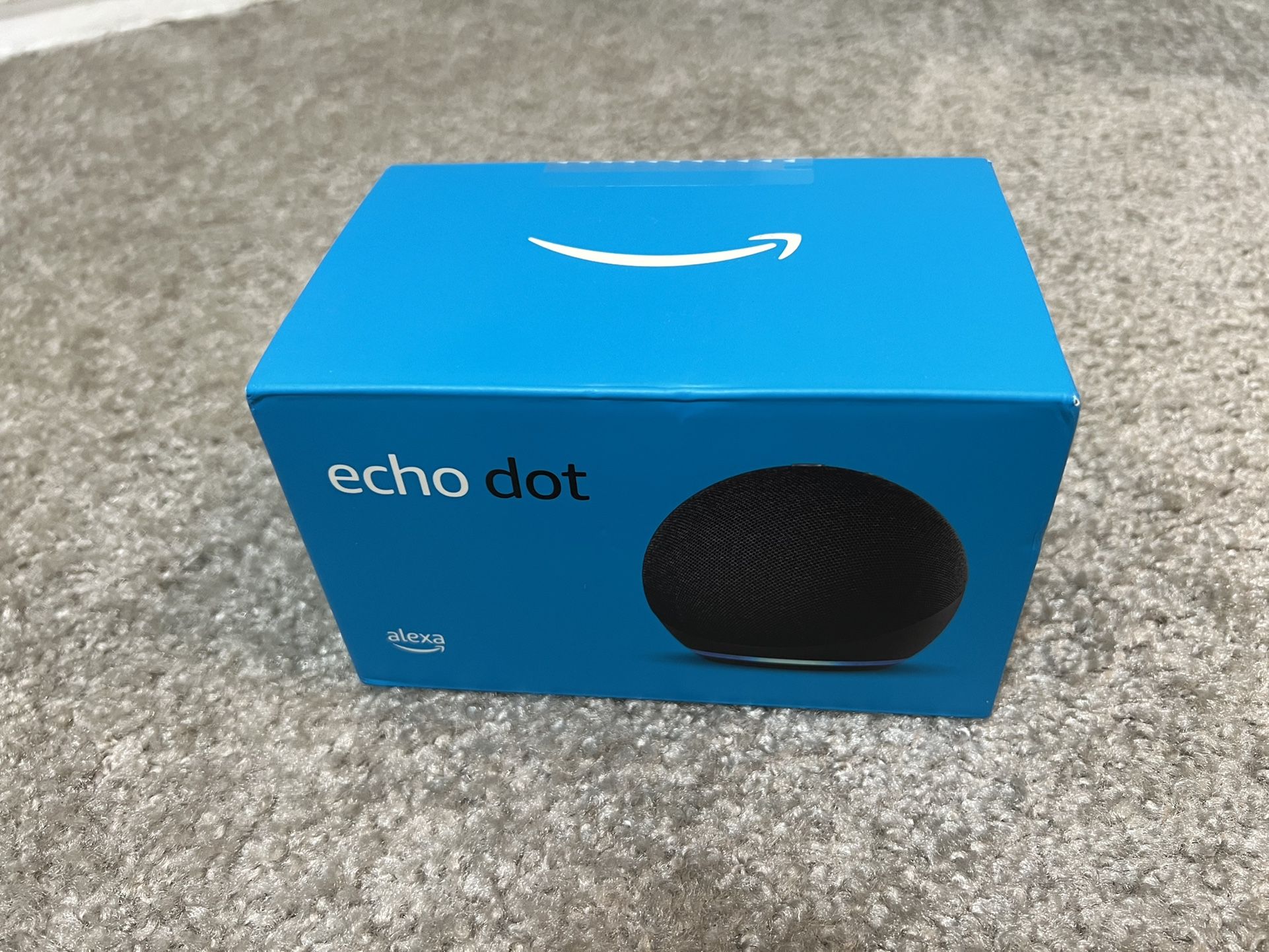 Amazon Echo Dot Smart Speaker (4th Gen) (Charcoal)