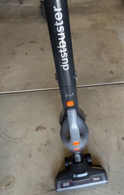 BLACK+DECKER Dustbuster 2-in-1 cordless vacuum.