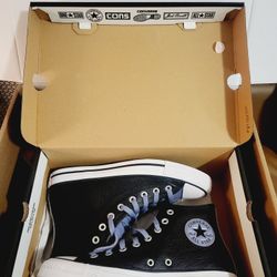 Leather Converse Unisex Men's 8.5 Women's 10.5