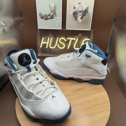 Jordan 6 Rngs 'White Dark Marina Blue’ Men’s Sz 11