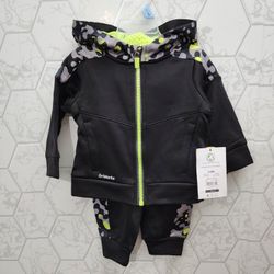 Athletic Works Baby Boys Tech Fleece Set Jacket
and Pants, 2-Piece Outfit Set