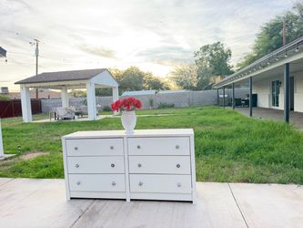 White dresser