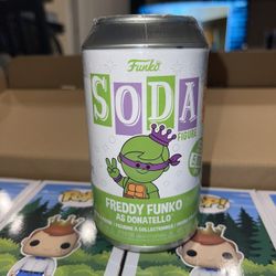 Funko Soda Teenage Mutant Ninja Turtles TMNT Freddy Funko As Donatello