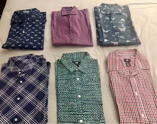 6 button up long sleeves. Zara x H&M