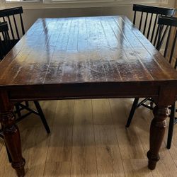 Wooden Dinner Table 