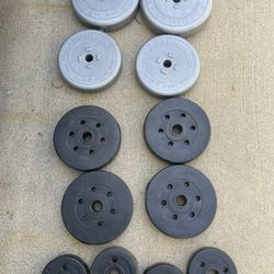 Weight By plates.     40 Dollars 