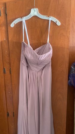 Dusty Mauve Chiffon Bridesmaid Gown