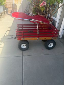 Cartwheel wagon with ice chest carrier in great shape $180 or best offer