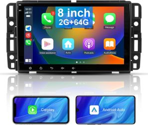 8” Touchscreen Car Stereo for Chevy Silverado & GMC Sierra 2007–2013 – CarPlay & Android Auto
